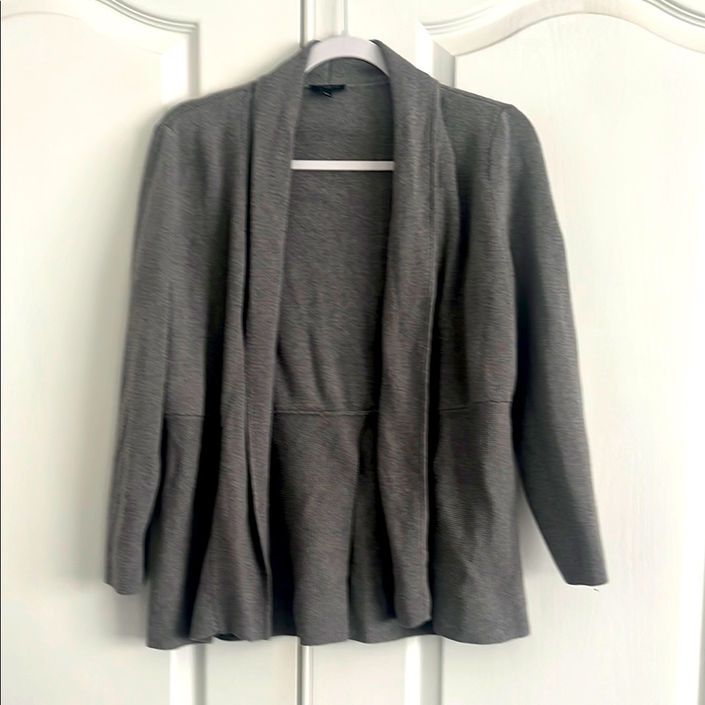 Talbots Petite Medium Grey Women's Cardigan